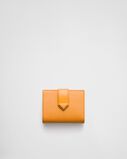 Small Saffiano and smooth leather wallet, , hi-res