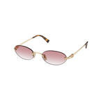 New SS25 Sunglasses 0MU A54S - ZVN70O Clear Gradient Pink