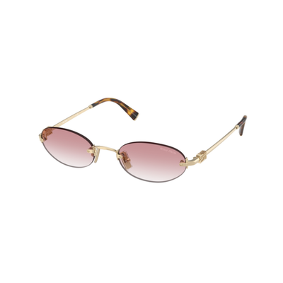 New SS25 Sunglasses 0MU A54S - ZVN70O Clear Gradient Pink,