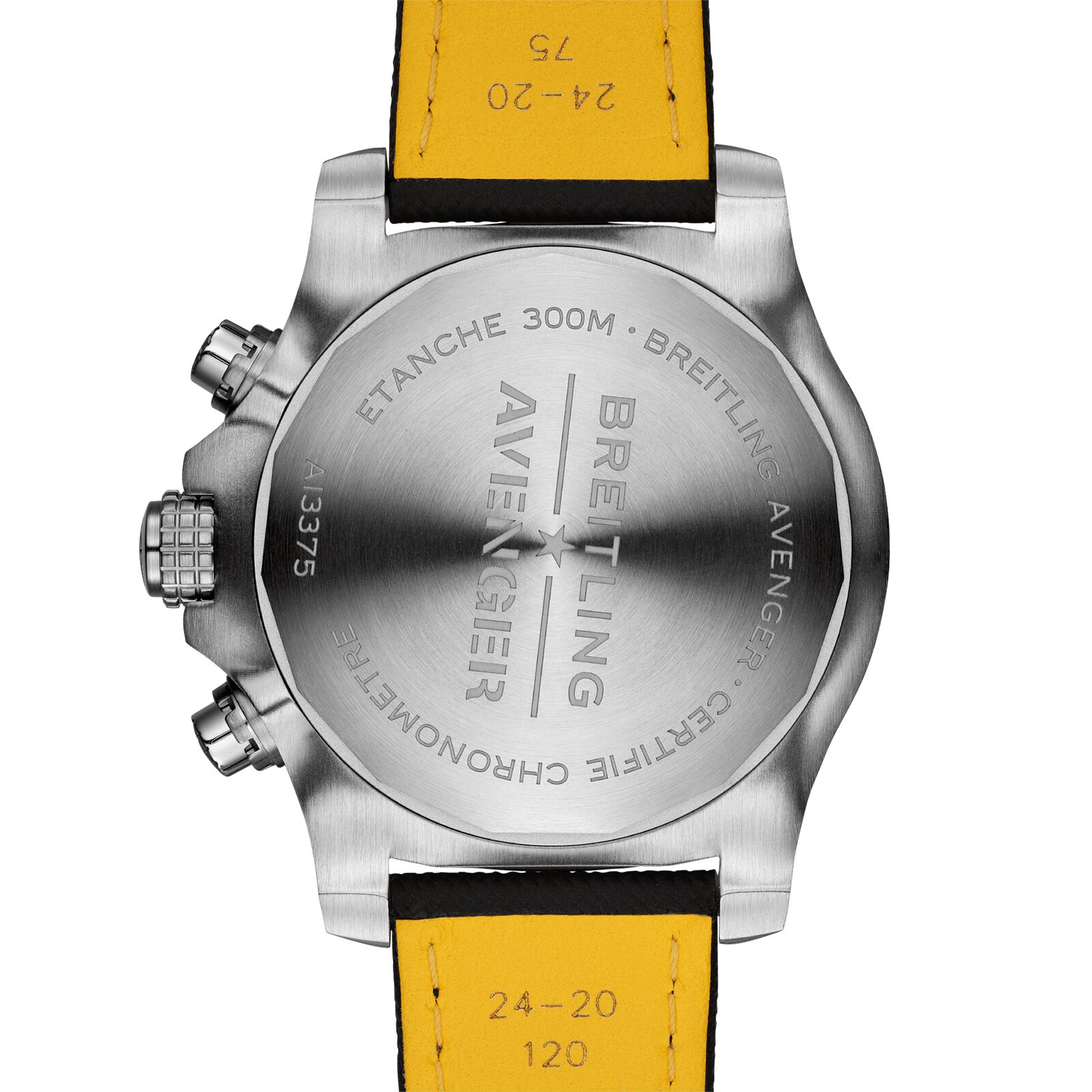 Breitling super avenger cheap leather strap