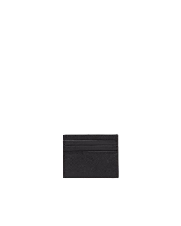 Saffiano leather card holder, , hi-res