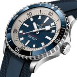 Superocean Automatic 42 Stainless Steel Rubber Strap Watch, , hi-res