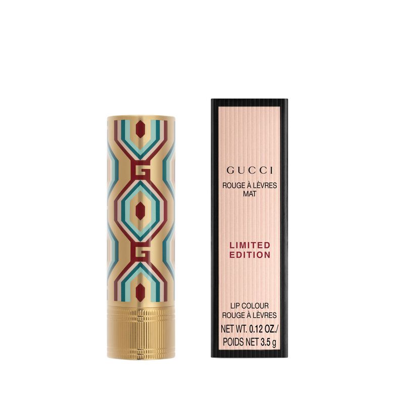 Gucci Rouge &agrave; L&egrave;vres Mat Lipstick Limited-Edition - 208 They Met in Argentina, , hi-res