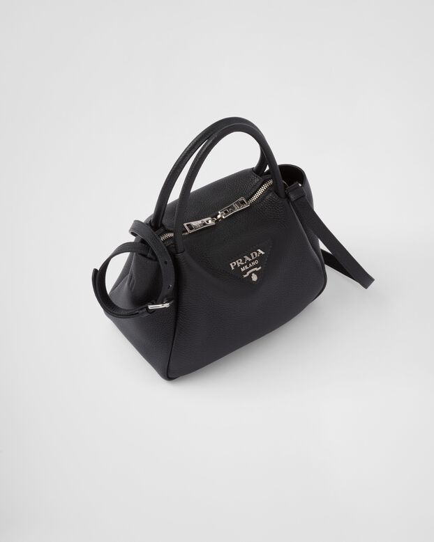 Small leather handbag, , hi-res
