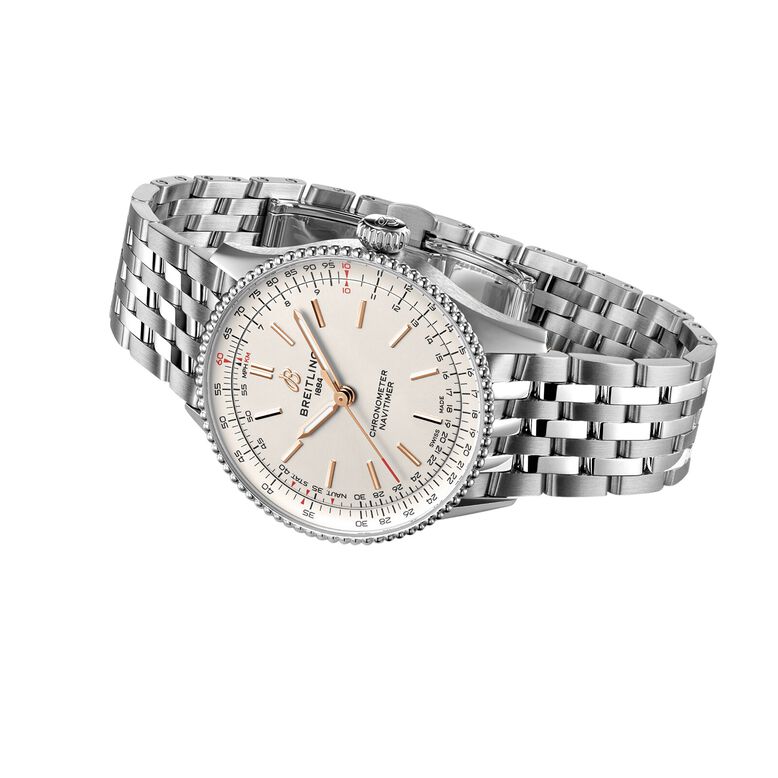 Navitimer 36mm Ladies Watch Silver, , hi-res