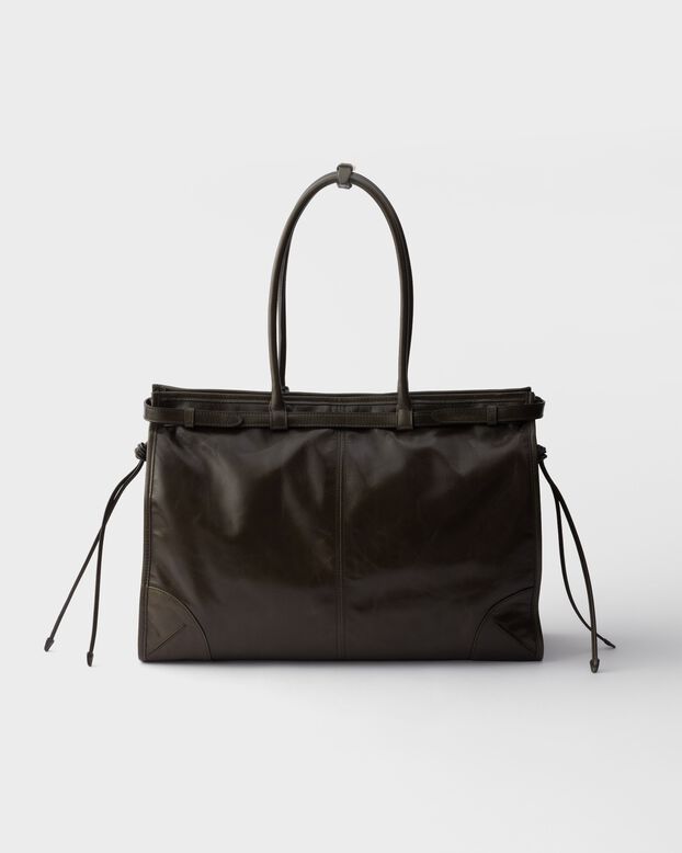 Prada Bonnie extra-large leather bag, , hi-res