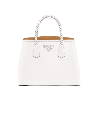 Prada Double medium leather handbag