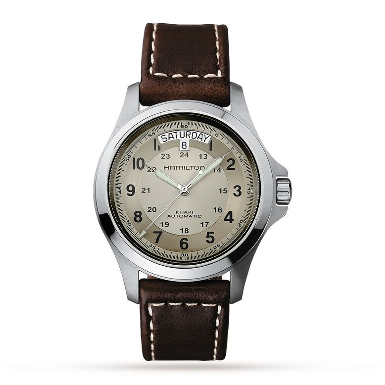 Khaki Field King Auto 40mm Mens Watch Champagne, , hi-res