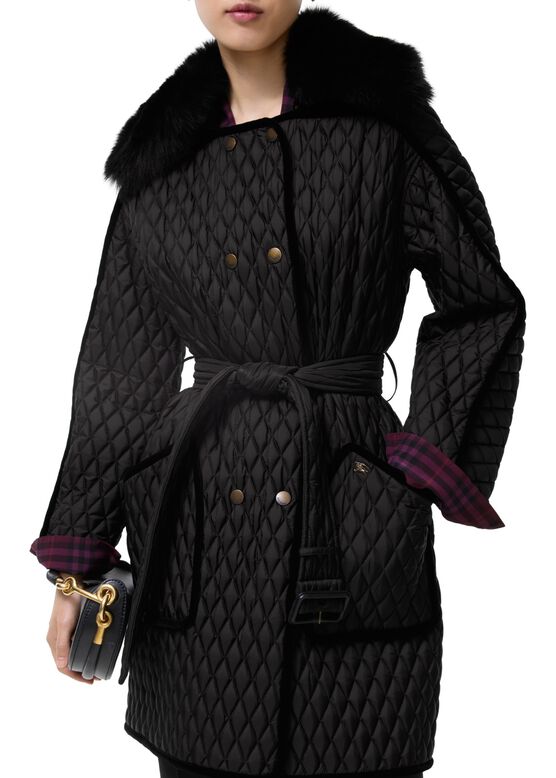 Long Quilted Nylon Floriston Jacket, , hi-res