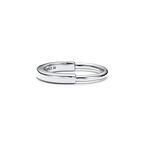 Tiffany Lock Ring in White Gold - Size 8