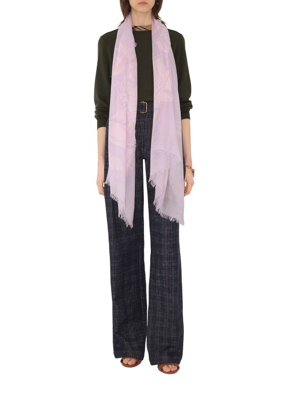 Wide EKD Wool Scarf, , hi-res