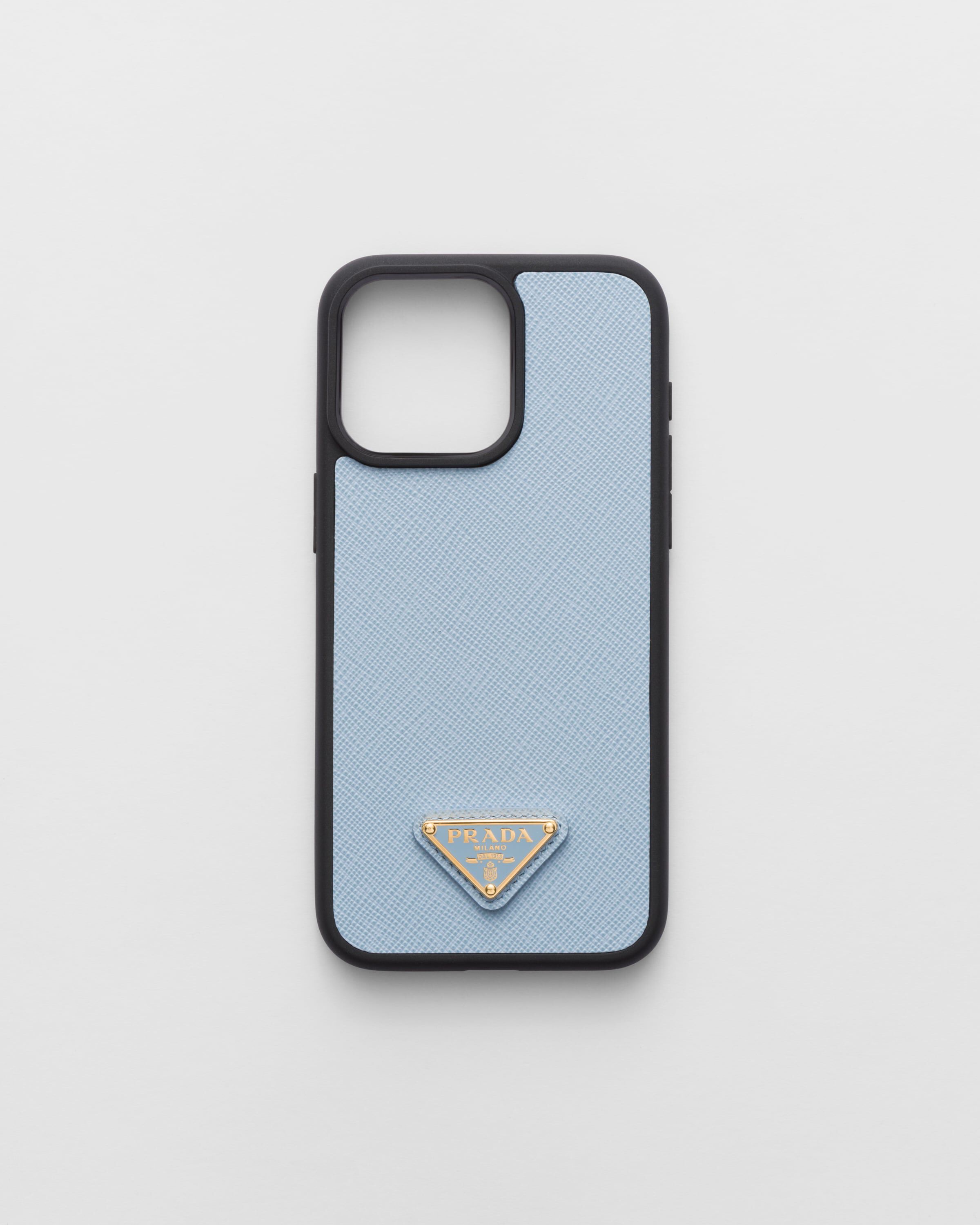 Prada saffiano leather cellphone case outlet