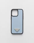 Saffiano leather cover for iPhone 15 Pro Max