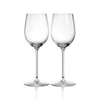 Tiffany Home Essentials White Wine Glasses in Crystal Glass, Set of Two