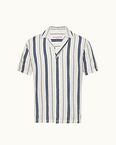 Maitan Ii Ribbon Stripe Azul Blue/Cashew