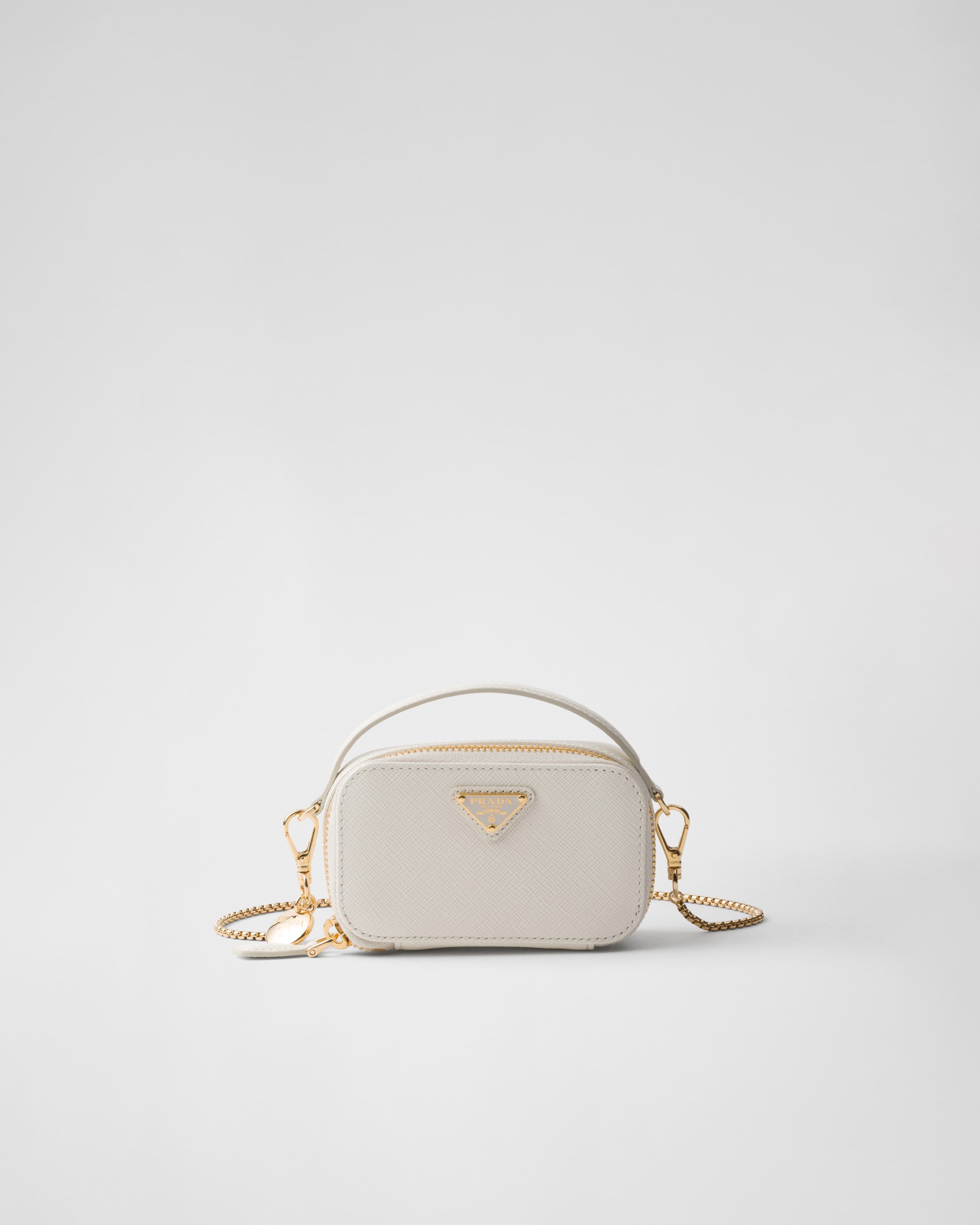 Saffiano leather mini pouch