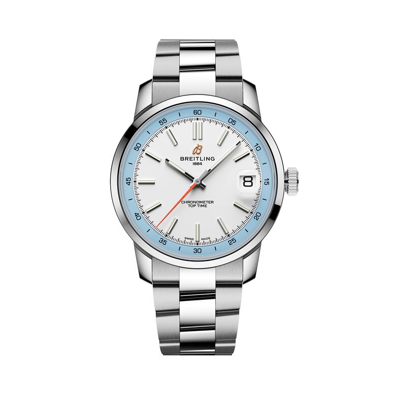 Top Time B31 38mm Mens Watch White Stainless Steel, , hi-res