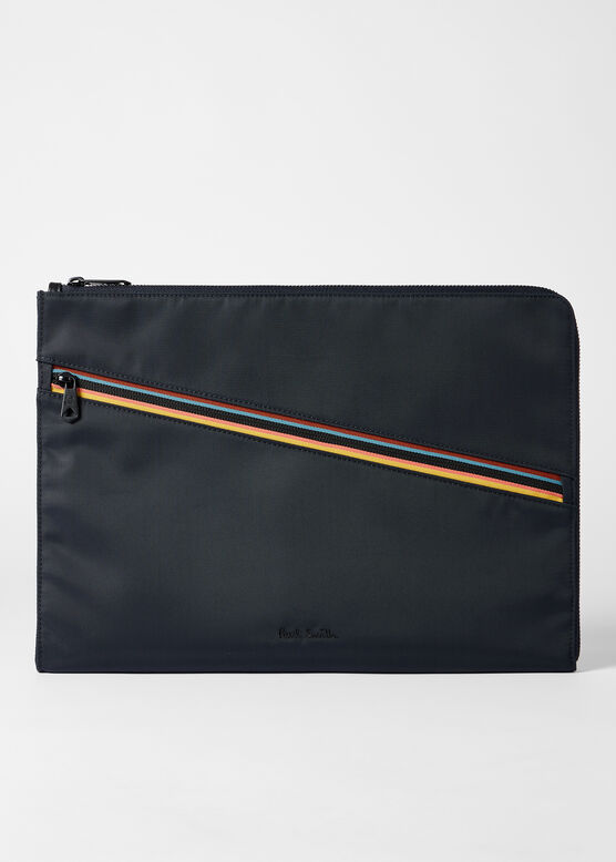 DOCUMENT CASE ARTIST STRIPE NYLON, , hi-res