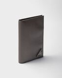Saffiano leather passport holder, , hi-res