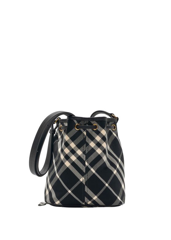 Mini Check Bucket Bag, , hi-res