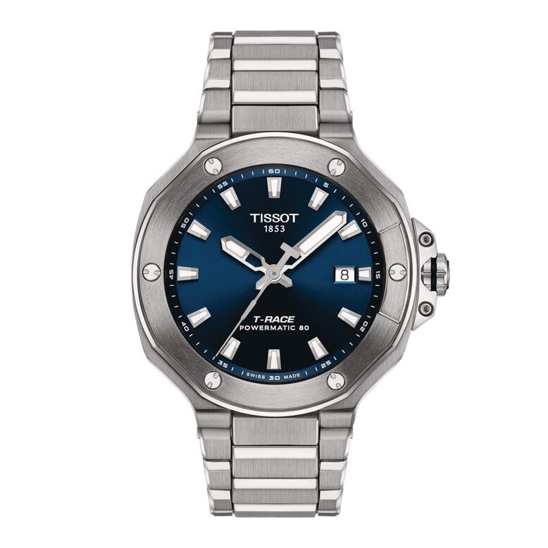 T-Race Powermatic 80 41mm Mens Watch Blue, , hi-res