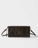 Leather wallet with shoulder strap, , hi-res