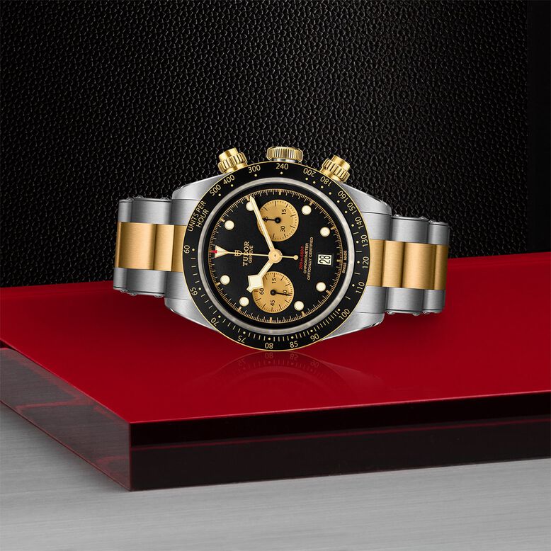 Black Bay Chrono S&amp;G 41mm Steel Case Steel And Yellow Gold Bracelet, , hi-res
