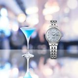 Presage Cocktail Time &#39;Skydiving&#39; Diamond Twist Ladies Watch, , hi-res