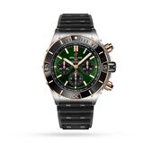 Super Chronomat B01 44 Stainless Steel &amp; 18k Red Gold Rubber Strap Watch, , hi-res