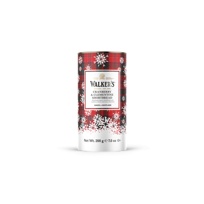 Shortbread Festive Cranberry & Clementine Tube
