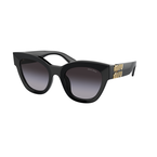 Sunglasses 0MU 01YS - Grey Gradient