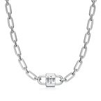 Tiffany 1837™ Medium Double Lock Necklace in Sterling Silver - Size 16 in