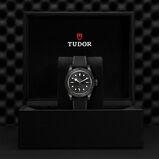 Black Bay Ceramic 41mm Ceramic Case Hybrid Leather And Rubber Strap, , hi-res