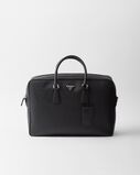 Saffiano leather briefcase, , hi-res
