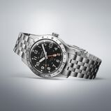 Field Deploy Mechanical GMT 39.5mm Mens Watch Black, , hi-res