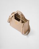Mini Prada Symbole leather bag with stitching, , hi-res