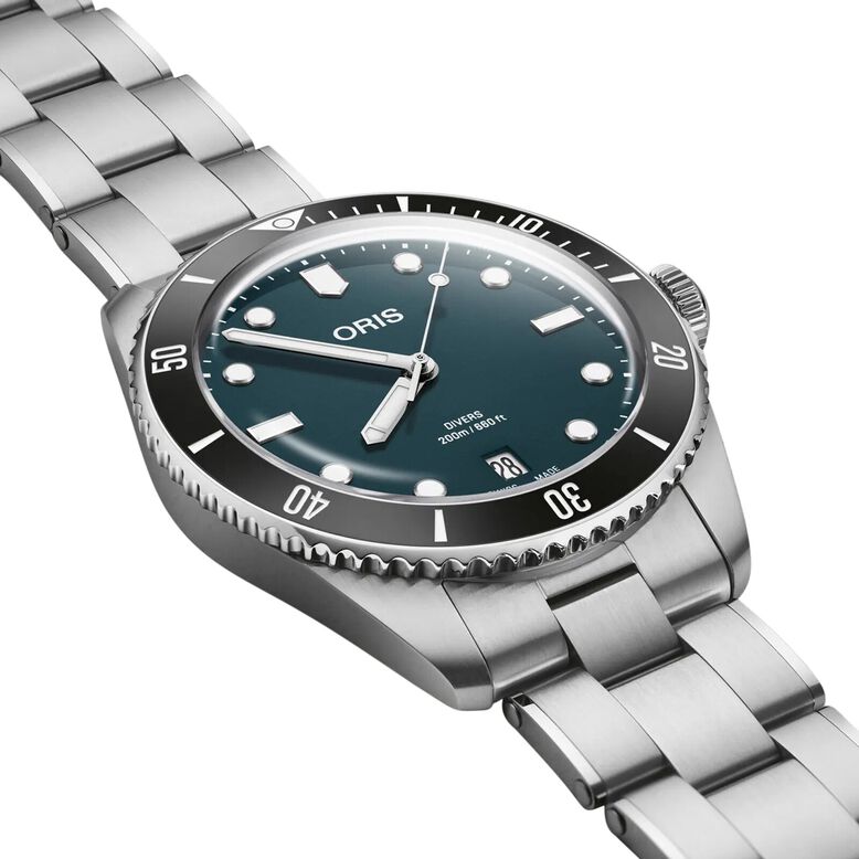 Divers Date Green 39mm Unisex Watch Set, , hi-res