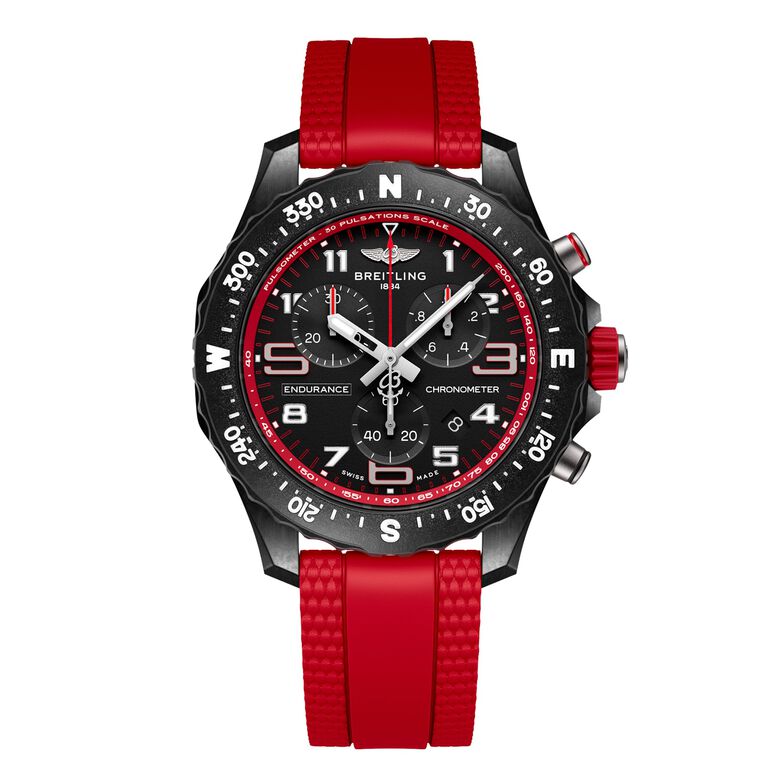 Endurance Pro 38mm Unisex Watch Red Rubber, , hi-res