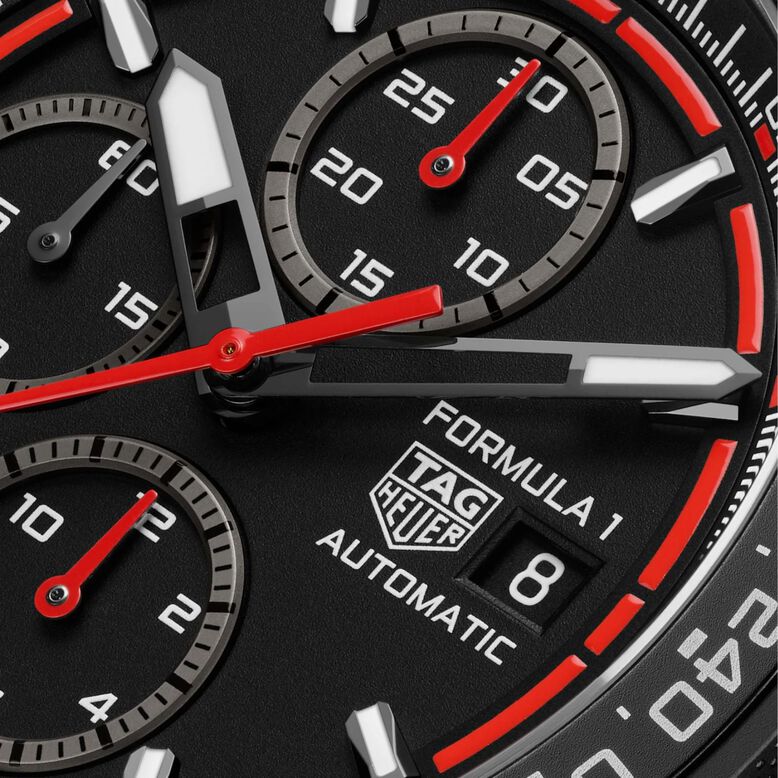 Formula 1 Chronograph Automatic 44mm Mens Watch Black, , hi-res