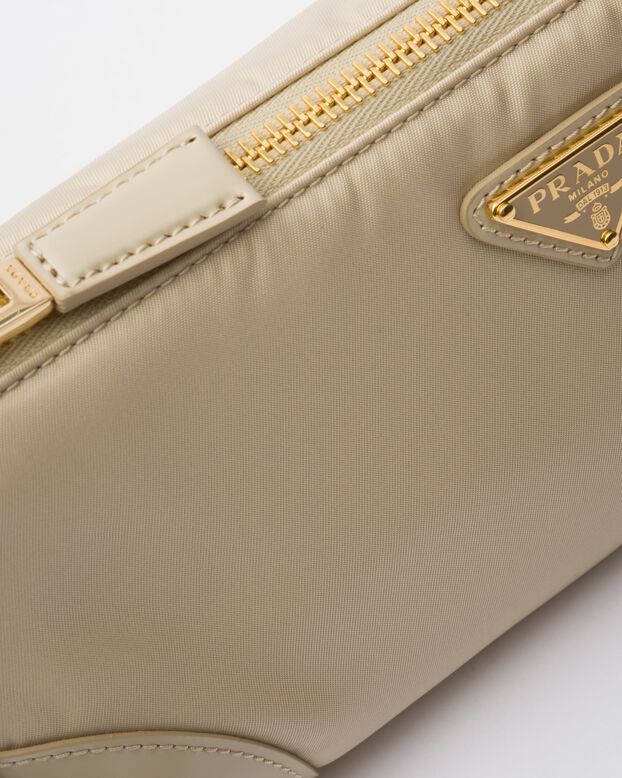 Re-Edition 2002 Re-Nylon and brushed leather shoulder bag, , hi-res
