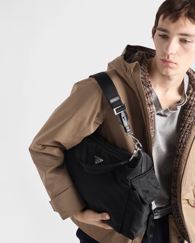 Prada Explore Re-Nylon and leather bag , , hi-res