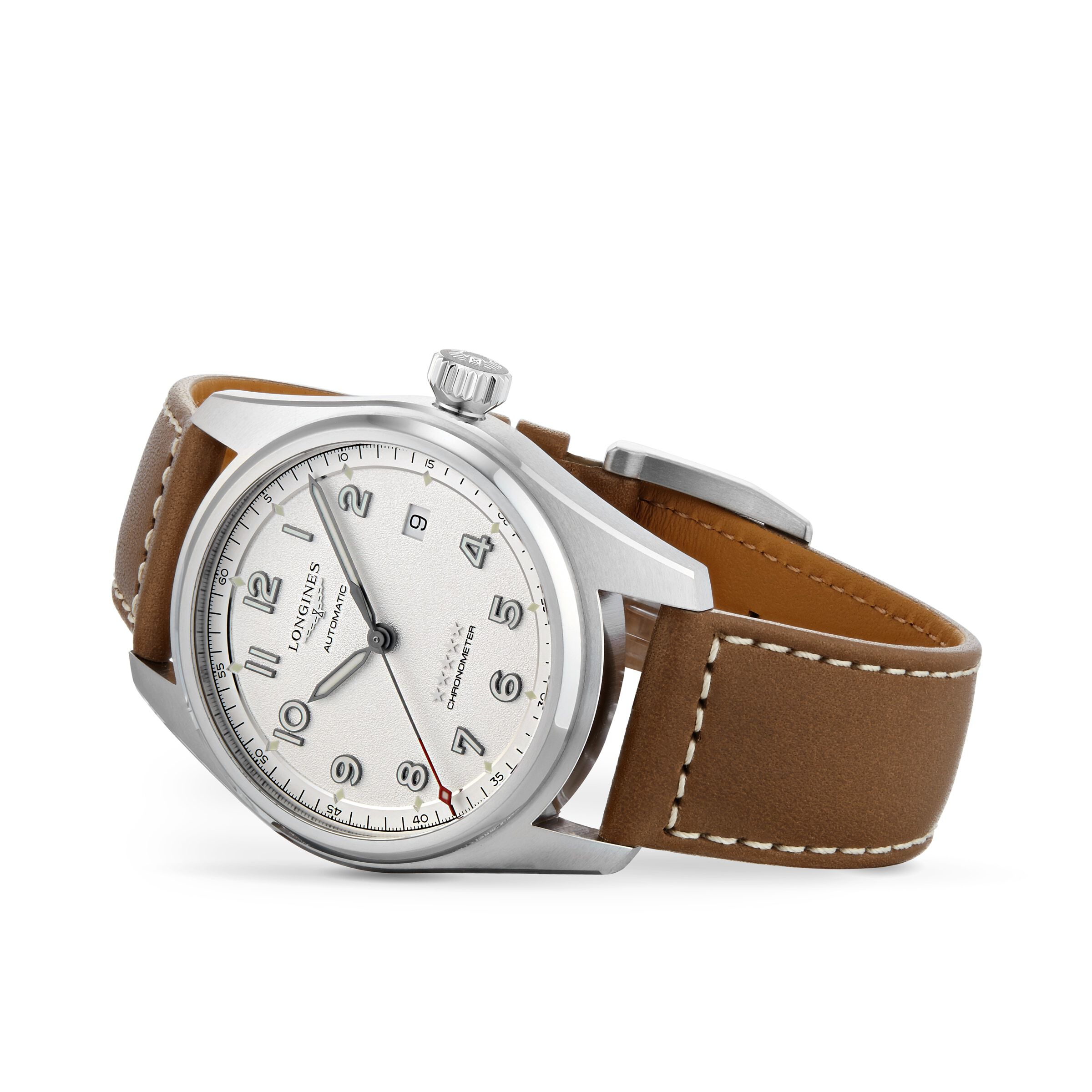 Longines spirit shop white