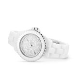 J12 Cosmic White Ceramic 33mm White Dial, , hi-res