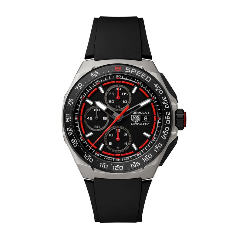 Formula 1 Chronograph Automatic 44mm Mens Watch Black, , hi-res