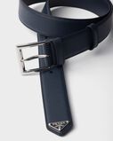 Saffiano leather belt, , hi-res