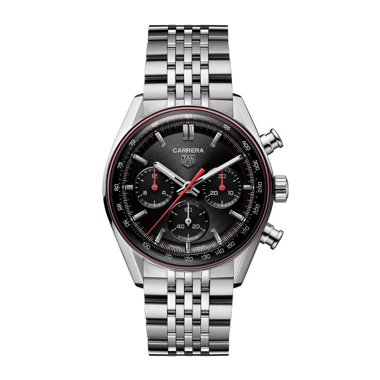 Carrera Chronograph 41mm Mens Watch Black, , hi-res
