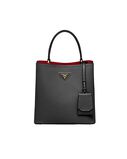 Medium Saffiano Leather Prada Panier Bag, , hi-res