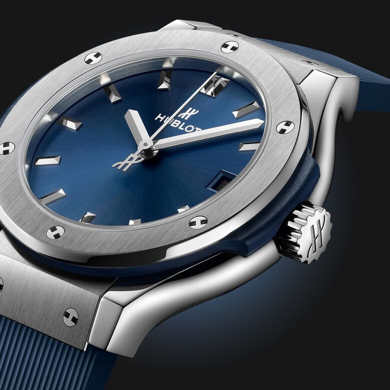 Classic Fusion Titanium Blue 33mm Ladies Watch, , hi-res