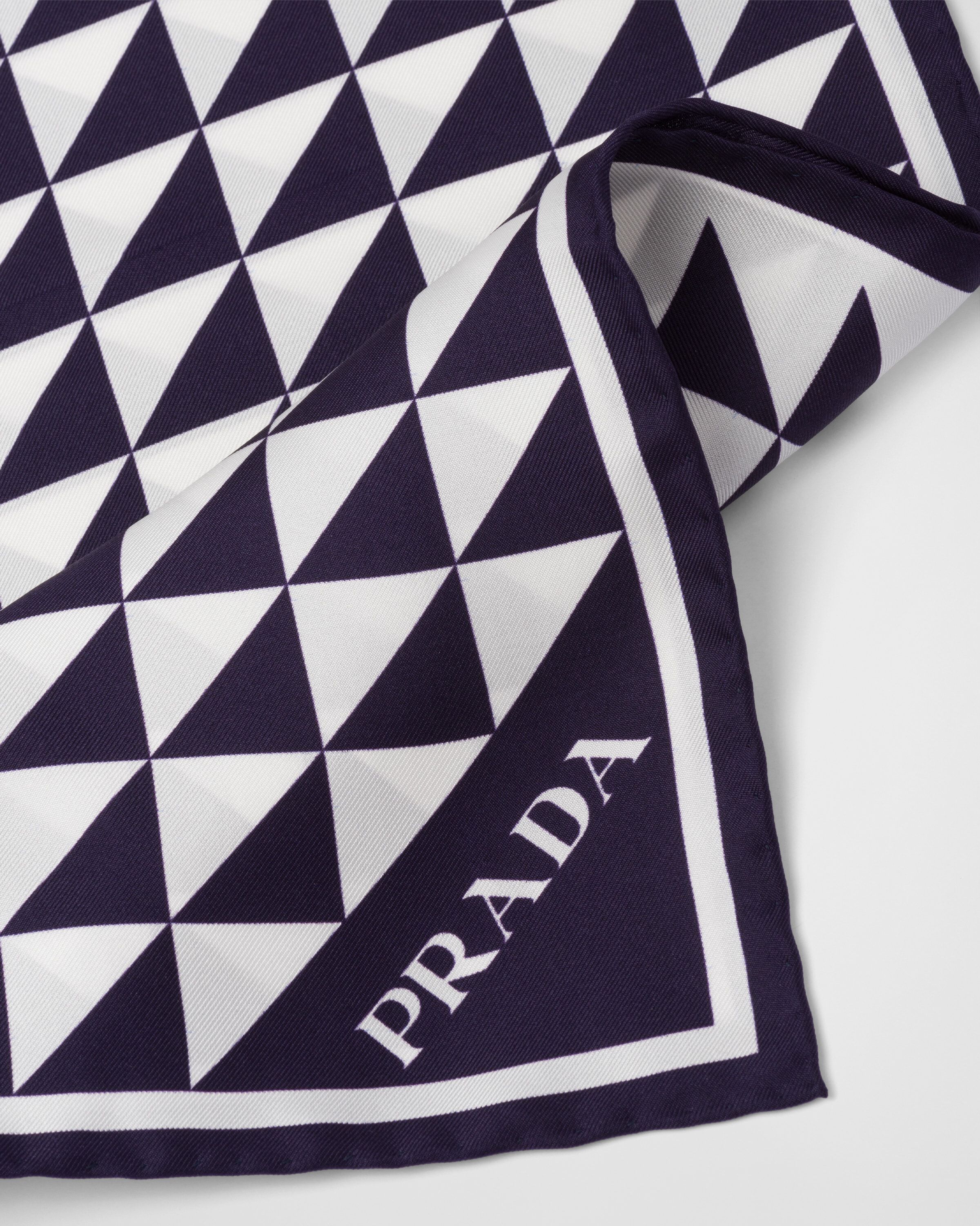 Prada silk scarf shop