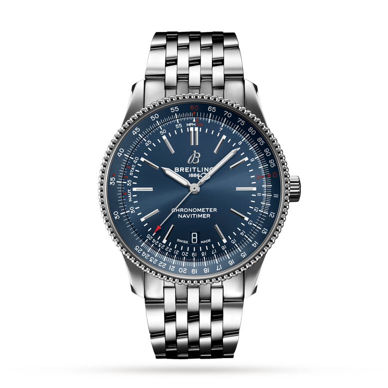 Navitimer Automatic 41 Stainless Steel Watch, , hi-res